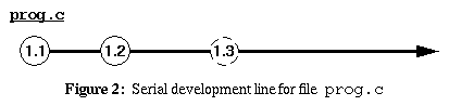 Figure 2: Serial development line